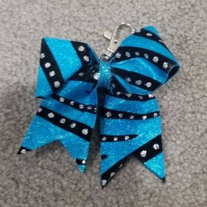 Cheer bow key chain